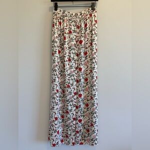Floral Button Down Maxi Skirt